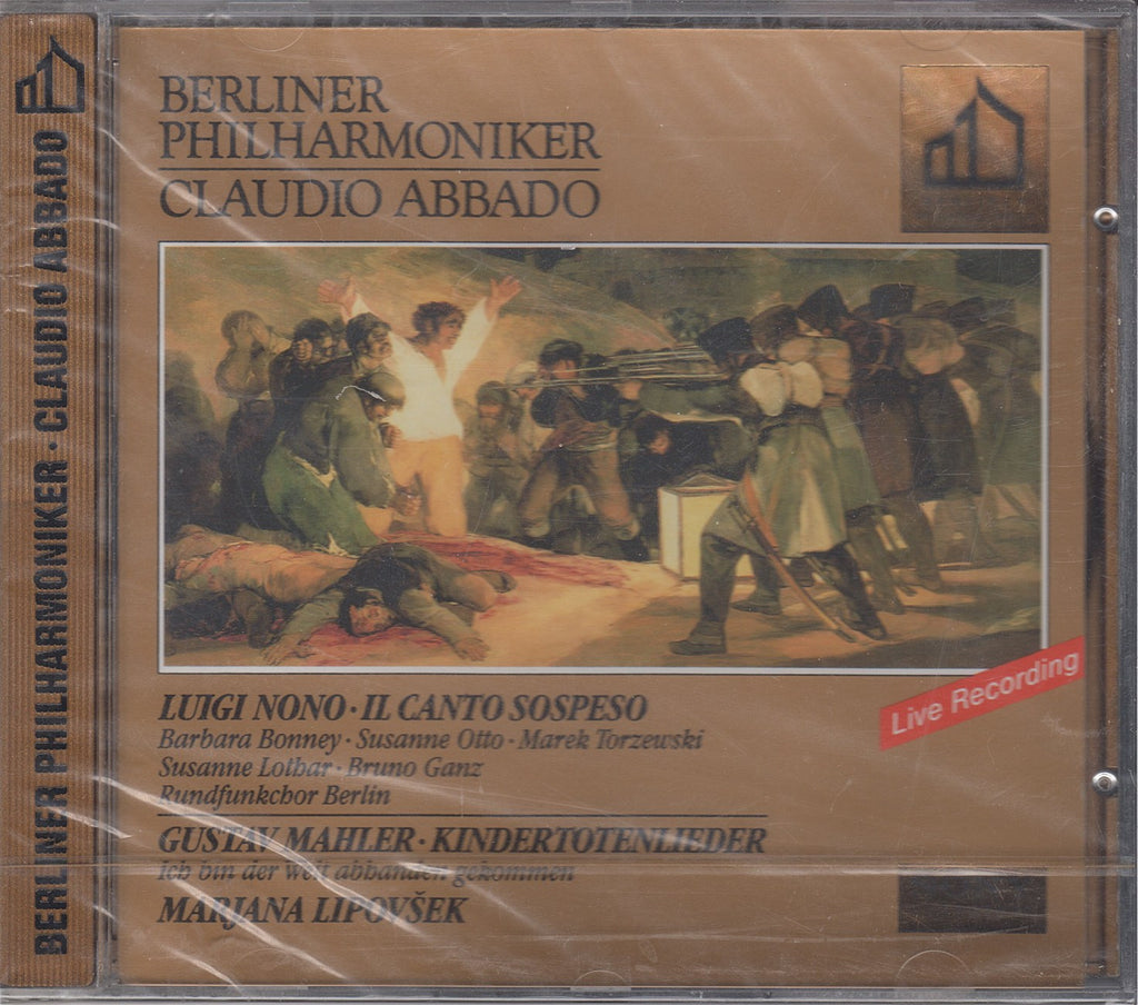 CD - Abbado: Nono Il Canto Sospeso + Kindertotenlieder - Sony SK 53360 (sealed)