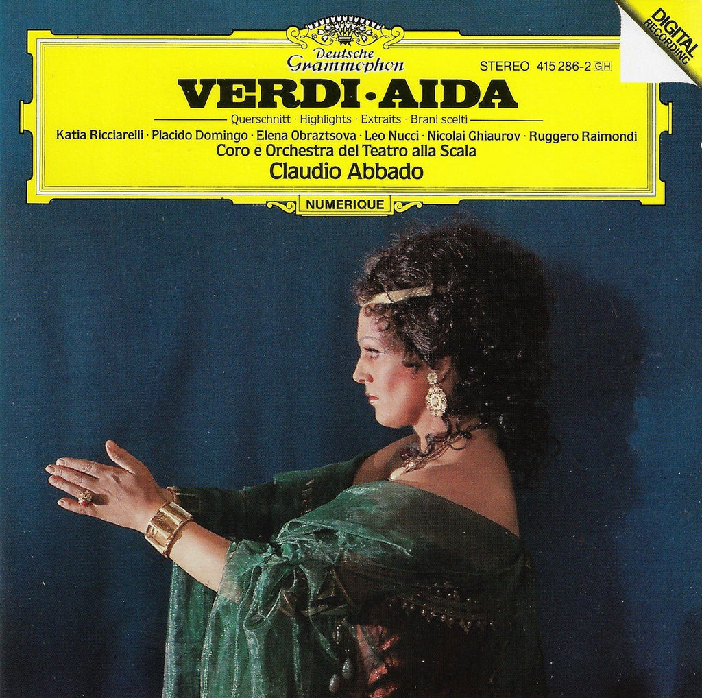 Abbado: Verdi Aida highlights (Ricciarelli, Domingo, et al.) - DG 415 286-2