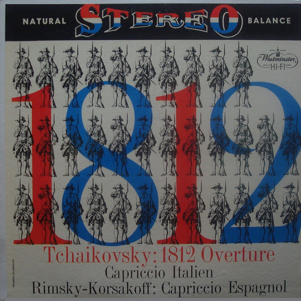 LP - Abravanel: 1812 Ov, Capriccios Italien & Espagnol - Westminster WST 14107