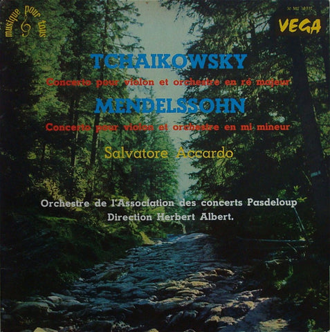 LP - Accardo: Mendelssohn & Tchaikovsky Violin Concertos - Vega 30 MT 10.132