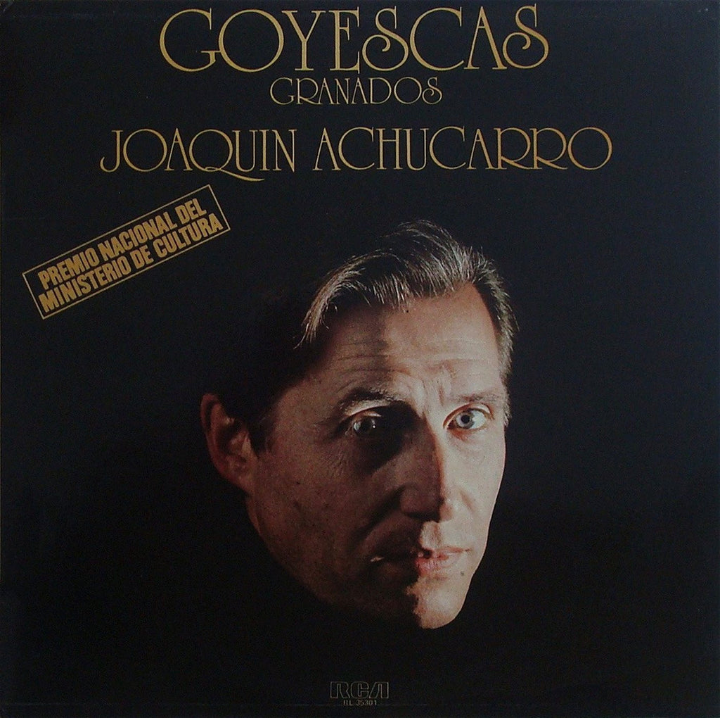 LP - Achucarro: Granados Goyescas - Spanish RCA RL-35301