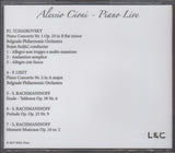 Alessio Cioni: Tchaikovsky No. 1 + Liszt No. 2 Piano Concertos - L&C-40