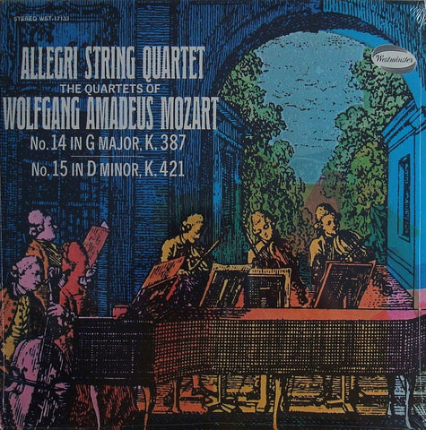 LP - Allegri Quartet: Mozart SQs K. 387 & K. 421 - Westminster WST-17133 (sealed)