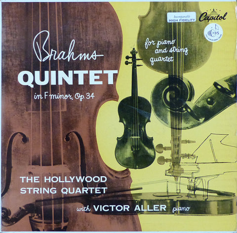 Aller/Hollywood Qt: Brahms Piano Quintet - Capitol P8269