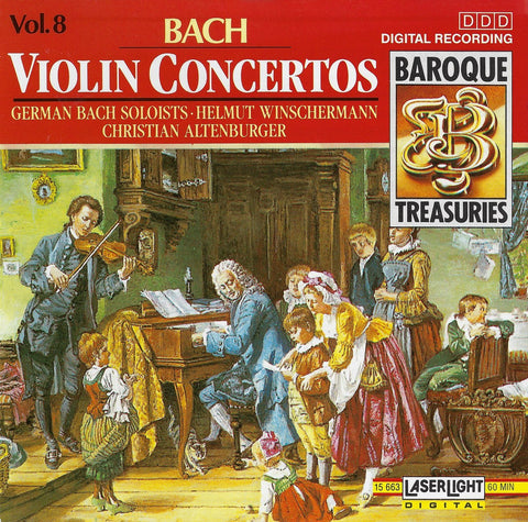 Altenburger: Bach Violin Concertos BWV 1041-43, etc. - Laser Light 15 663
