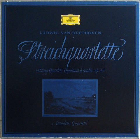 LP - Amadeus Quartet: Beethoven String Quartets Op. 18 / 1-6 - DG LPM 18531/33 (3LP Box)