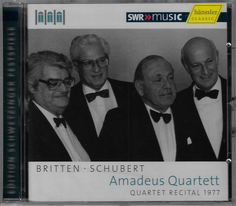 Amadeus Quartet: "Death & the Maiden" + Britten - Hänssler 93.706 (sealed)