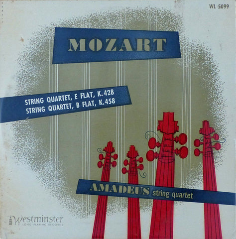 Amadeus Quartet: Mozart SQs K. 428 & K. 458 - Westminster WL 5099