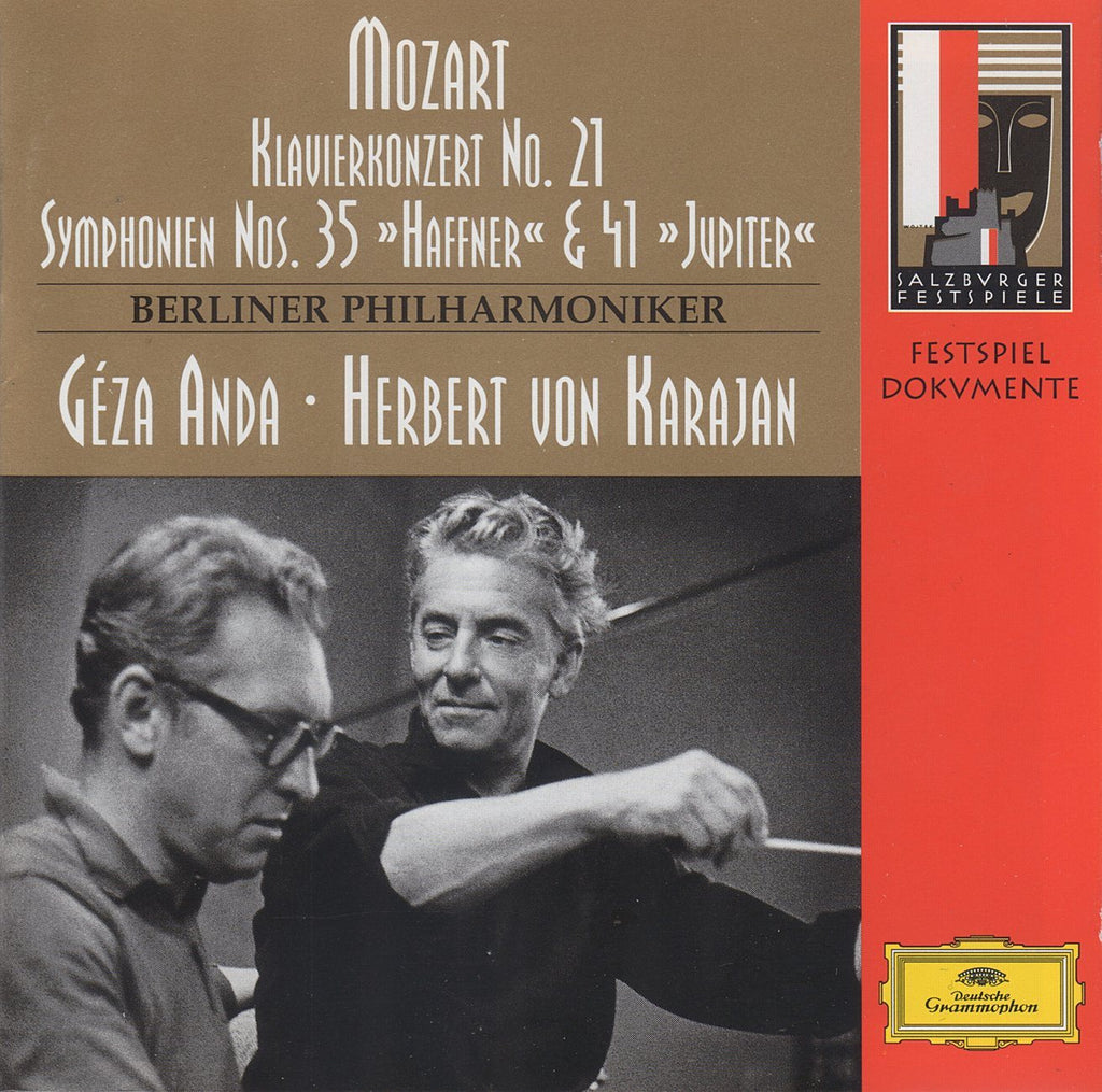Anda: Mozart Piano Concerto No. 21 + Syms 35 & 41 - DG 453 199-2