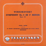 André: Tchaikovsky Symphony No. 4 - Telefunken LGX 66002 (1-LP box)