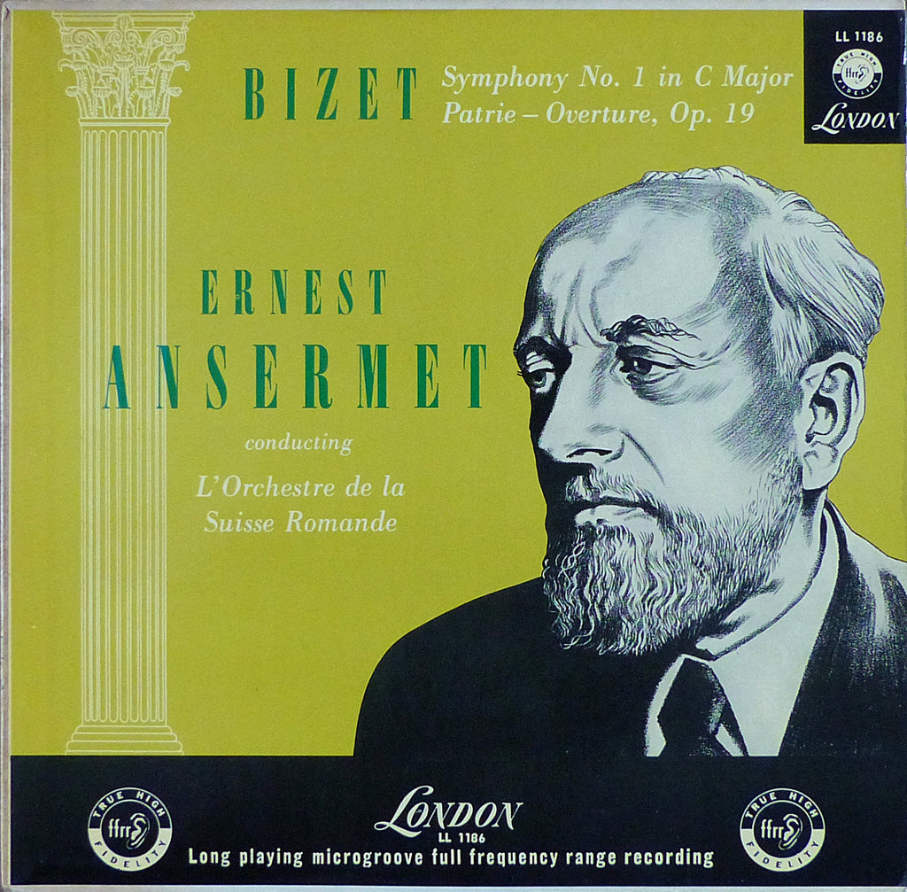 Ansermet: Bizet Symphony in C + Patrie Ov - London LL 1186
