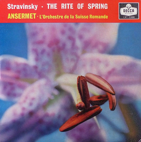 Ansermet: Stravinsky Le sacre du printemps (rec. 1957) - Decca LXT 5388