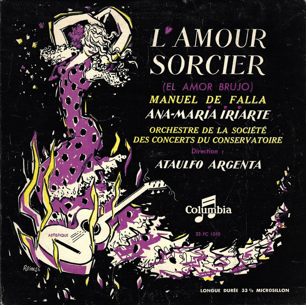 Argenta: Falla El amor brujo (Iriarte) - Columbia 33 FC 1010 (10" LP)