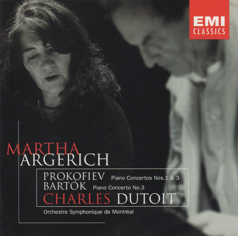 CD - Argerich: Bartok Piano Concerto No. 3 / Prokofiev Nos. 1 & 3 - EMI CDC 7243 5 56654 2 3