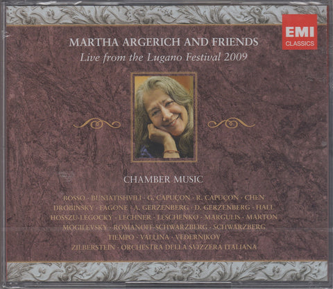 CD - Argerich & Friends: Lugano, 2009 - EMI 6 07367 2 (3CD Set, Sealed)
