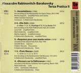 Rabinovitch-Barakovsky: Incantations (Argerich), etc. - Gallo 1446-47 (2CD set) (sealed)