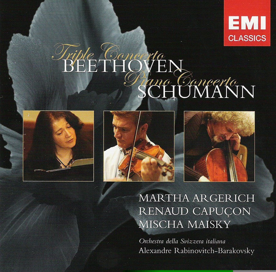CD - Argerich: Beethoven Triple Concerto + Schumann Piano Concerto - EMI 7243 5 57773 2 4