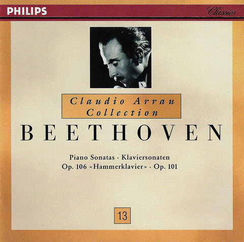 Arrau: Beethoven Sonatas Opp. 101 & 106 (Hammerklavier) - Philips 432 665-2