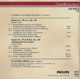 Arrau: Beethoven Sonatas Opp. 101 & 106 (Hammerklavier) - Philips 432 665-2