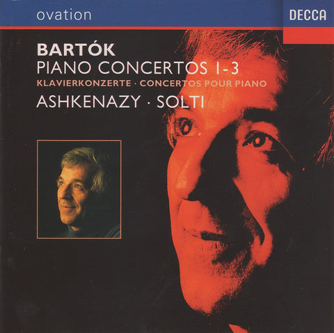 Ashkenazy: Bartok Piano Concertos Nos. 1-3: Decca 448 125-2
