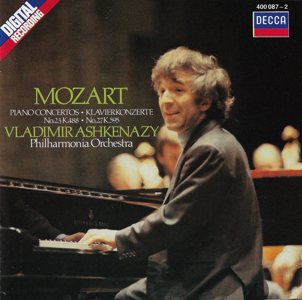 Ashkenazy: Mozart Piano Concertos Nos. 23 & 27 - Decca 400 087-2