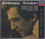 Ashkenazy: Schubert PIano Sonatas D. 664 & D. 784, etc. - Decca 443 579-2