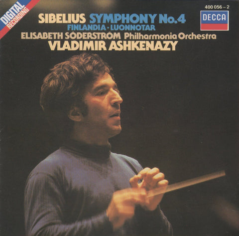 Ashkenazy: Sibelius Symphony No. 4 + Finlandia, etc. - Decca 400 056-2
