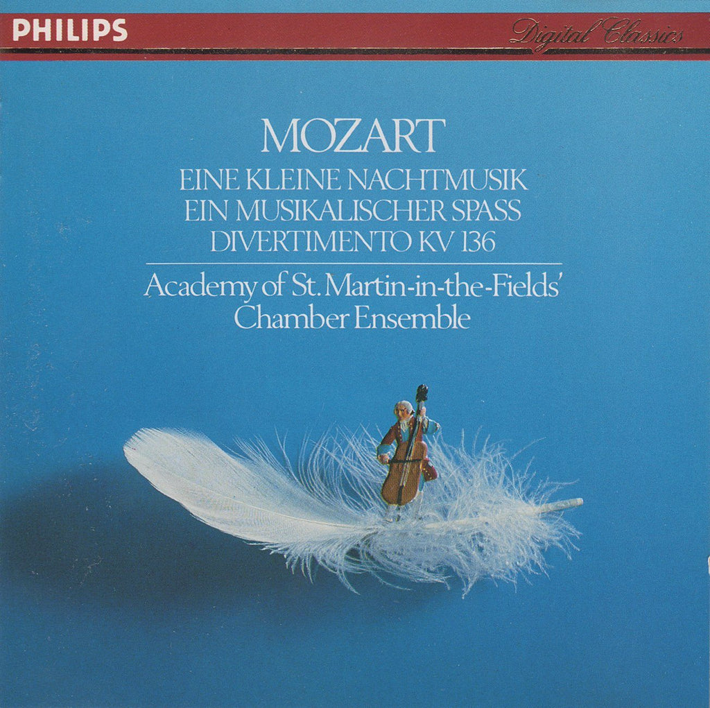 ASMF Chamber Ensemble: Mozart K. 136/522/522 - Philips 412 269-2