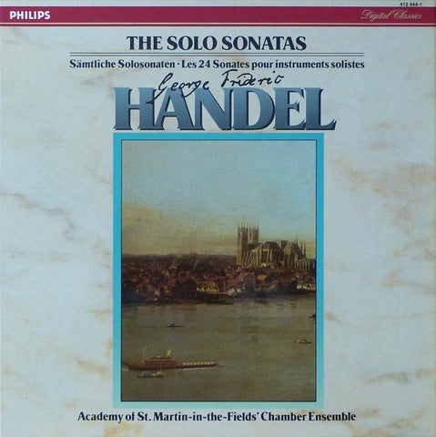 ASMF Chamber Ensemble: Handel 24 Solo Sonatas - Philips 412 444-1 (5LP box)