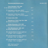 Backhaus: Schubert Moments Musicaux, etc. - Decca 433 902-2