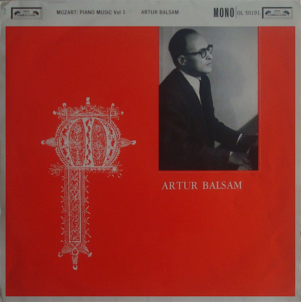 LP - Balsam: Mozart Piano Music Vol. 1 (Fantasia K. 397, Etc.) - L'Oiseau-Lyre OL 50191
