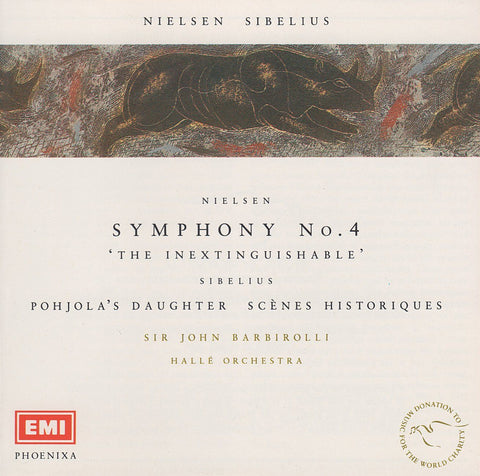 Barbirolli: Nielsen Symphony No. 4 + Sibelius - EMI CDM 7 63775 2