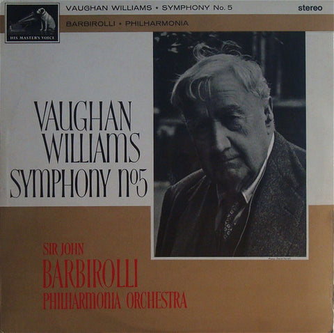 LP - Barbirolli: Vaughan Williams Symphony No. 5 - HMV ASD508