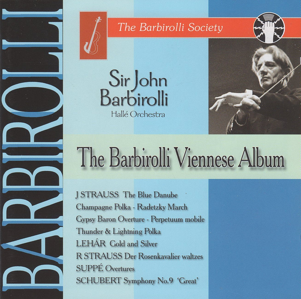 Barbirolli: The Viennese Album - Barbirolli Society CDSJB 1024 (2CD set)