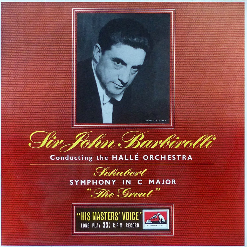 Barbirolli/Hallé Orchestra: Schubert Symphony No. 9 D. 944 - HMV ALP 1178