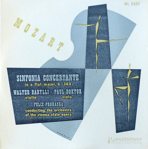 Barylli/Doktor: Mozart Sinfonia Concertante K. 364 - Westminster WL 5107