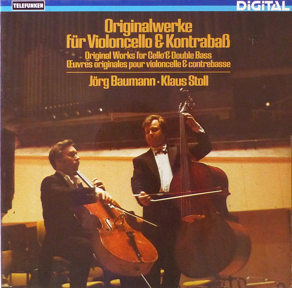 Baumann & Stoll: orig. works for cello & double-bass - Telefunken 6.42827