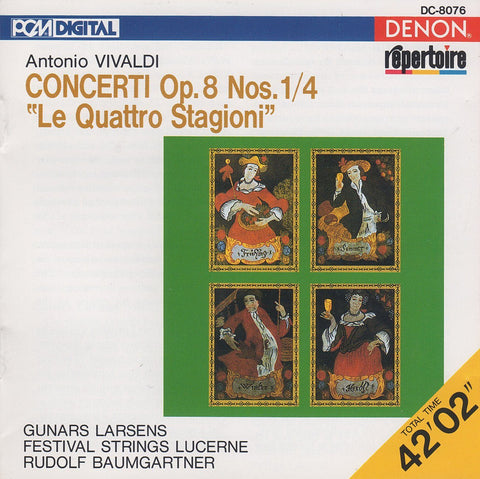 Larsens/Baumgartner: Vivaldi The Four Seasons - Denon DC-8076