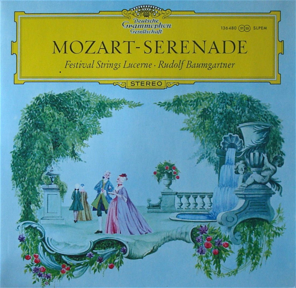 LP - Baumgartner: Mozart Divertimenti K. 136-138 + K. 239 - DG SLPM 136 840