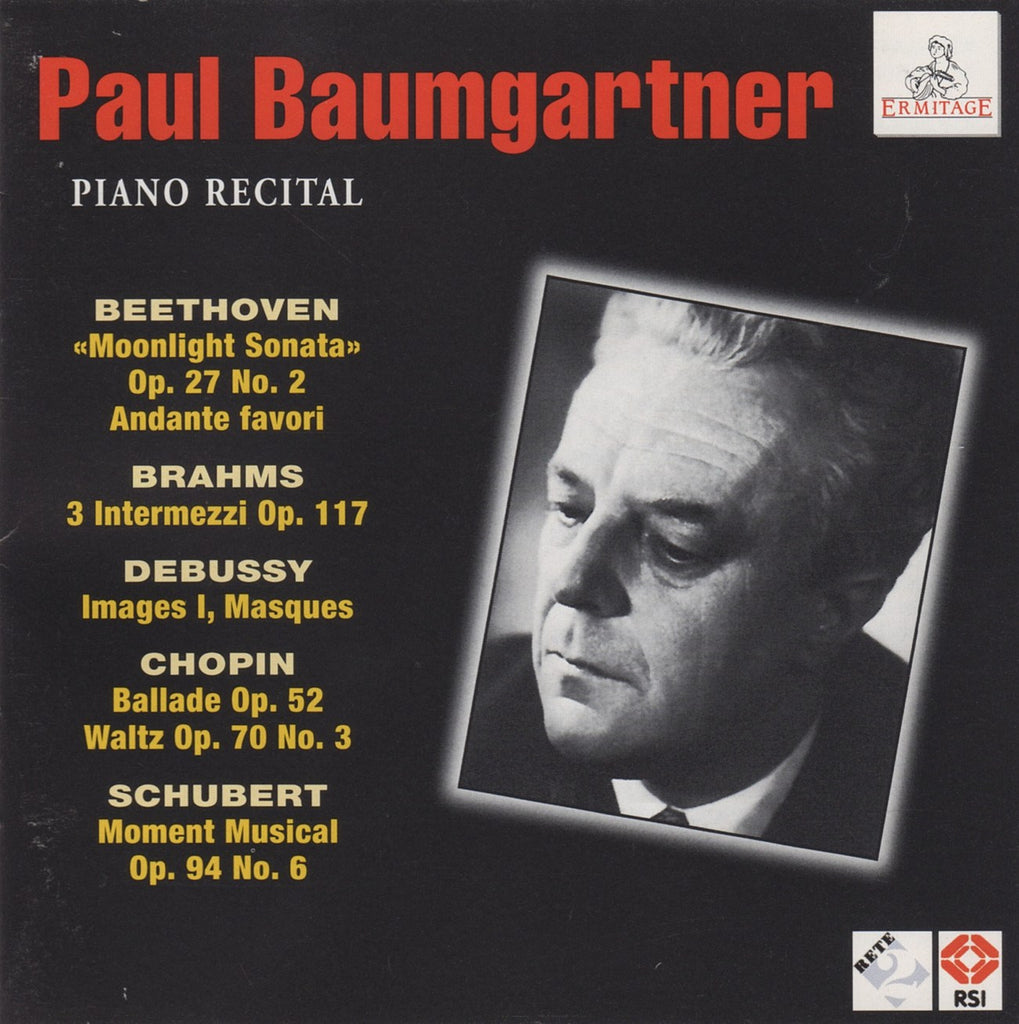 CD - Baumgartner: Piano Recital (Beethoven, Debussy, Chopin, Brahms) - Ermitage ERM 200-2