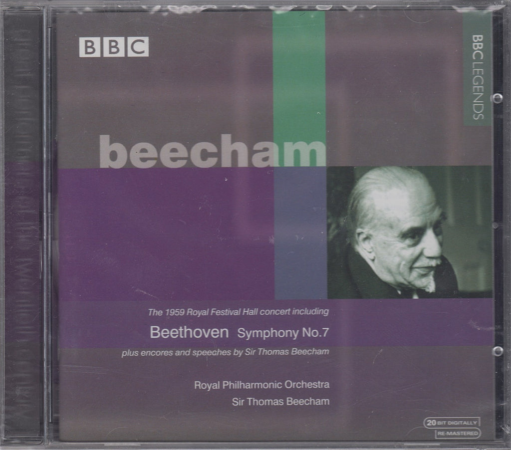 CD - Beecham: Beethoven Symphony No. 7 + Encores - BBC Legends BBCL 4012-2 (sealed)