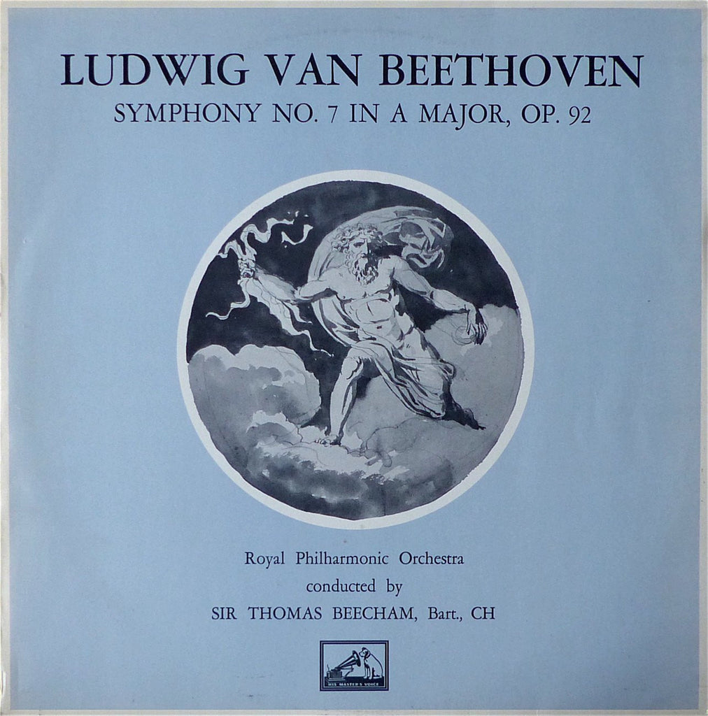 LP - Beecham/RPO: Beethoven Symphony No. 7 Op. 92 - Dutch HMV H 1003