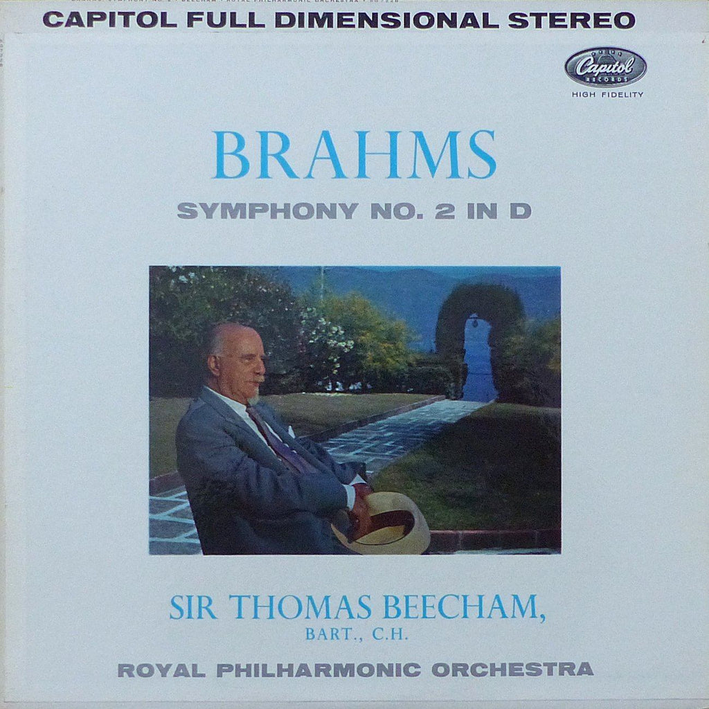 Beecham/RPO: Brahms Symphony No. 2 Op. 73 - Capitol SG 7228