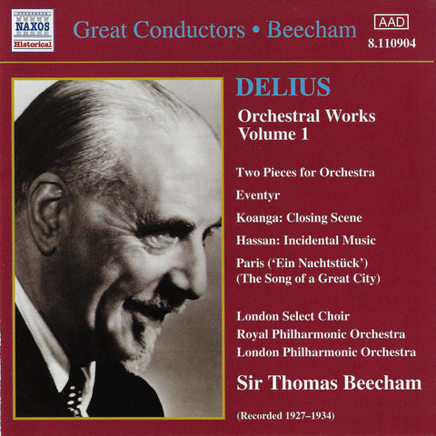 Delius: Beecham Orchestral Works Vol. 1 - Naxos 8.110904