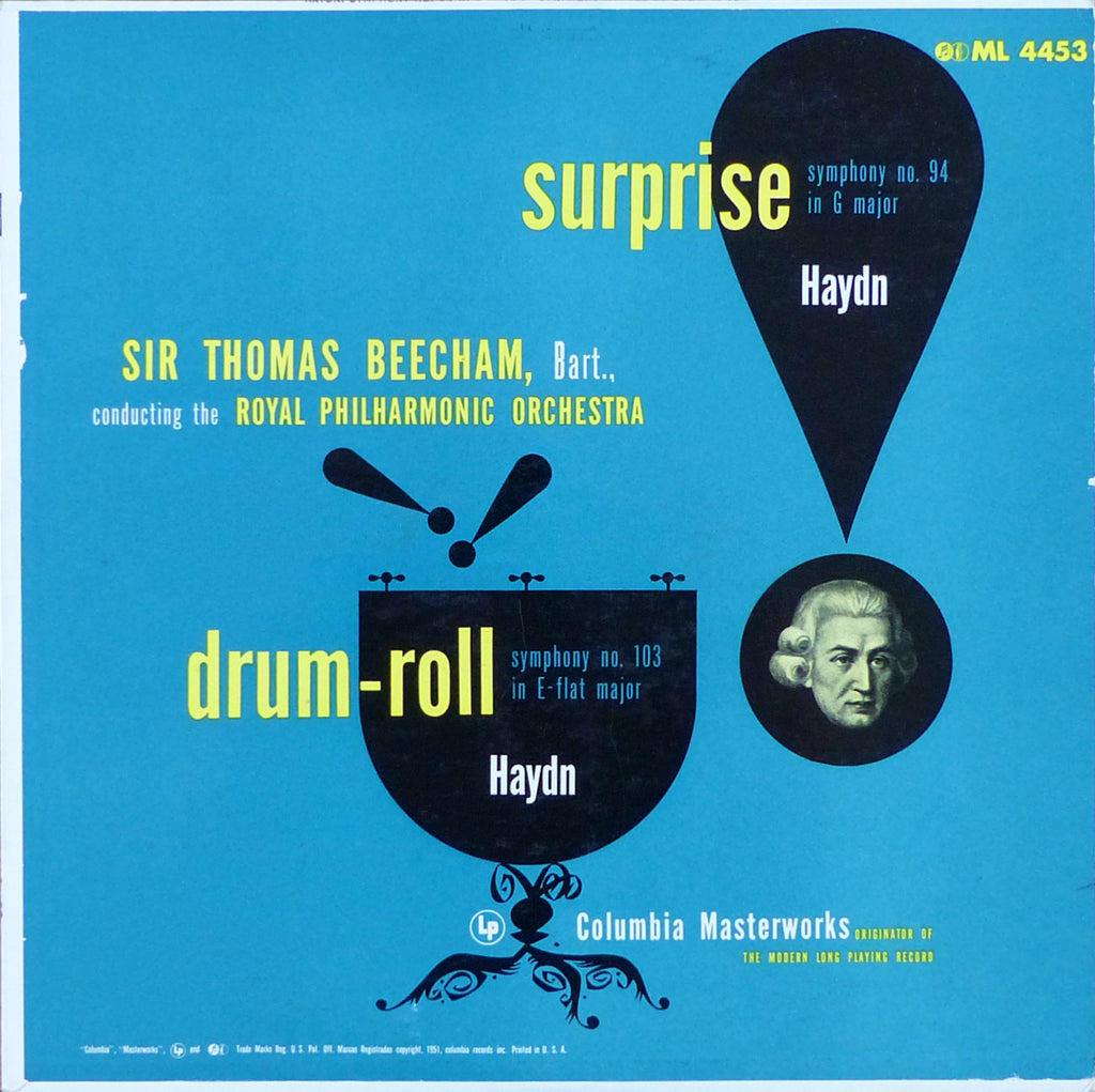 Beecham: Haydn "Surprise" & "Drumroll" - Columbia ML 4453