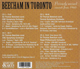 Beecham in Toronto: live 1960 concerts - Music & Arts CD-1255 (4CD set)