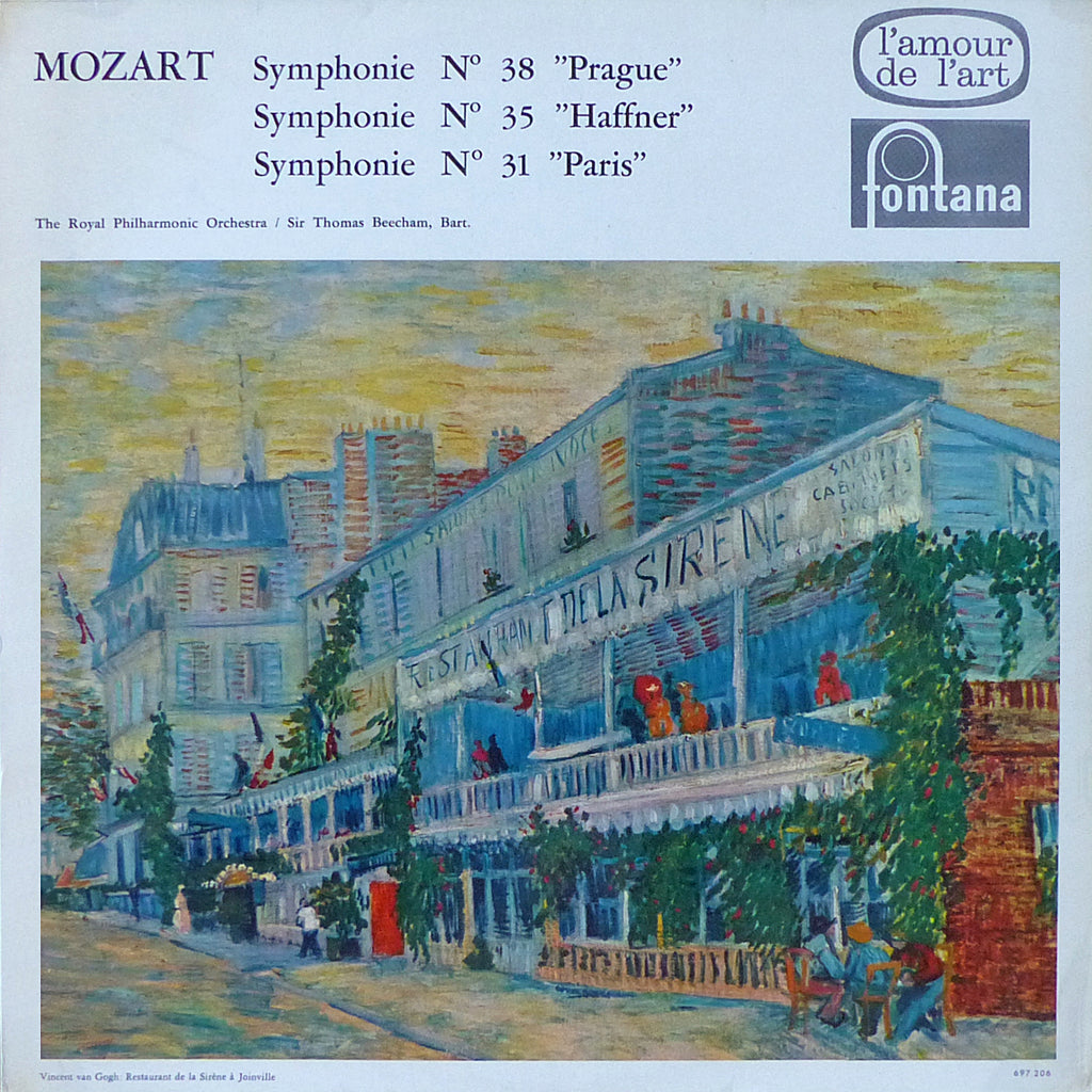 Beecham/RPO: Mozart Symphonies Nos. 31, 35 & 38 - Fontana 697 206