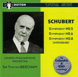 Beecham: Schubert Symphonies Nos. 5, 6 & 8 - Dutton CDEA 5020