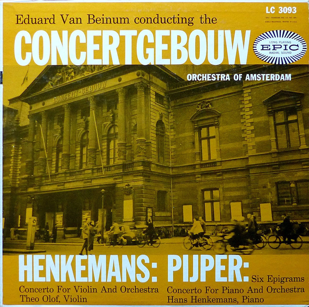 Olof: Pijper Violin Concerto + 6 Epigrams with Henkemans - Epic LC 3093