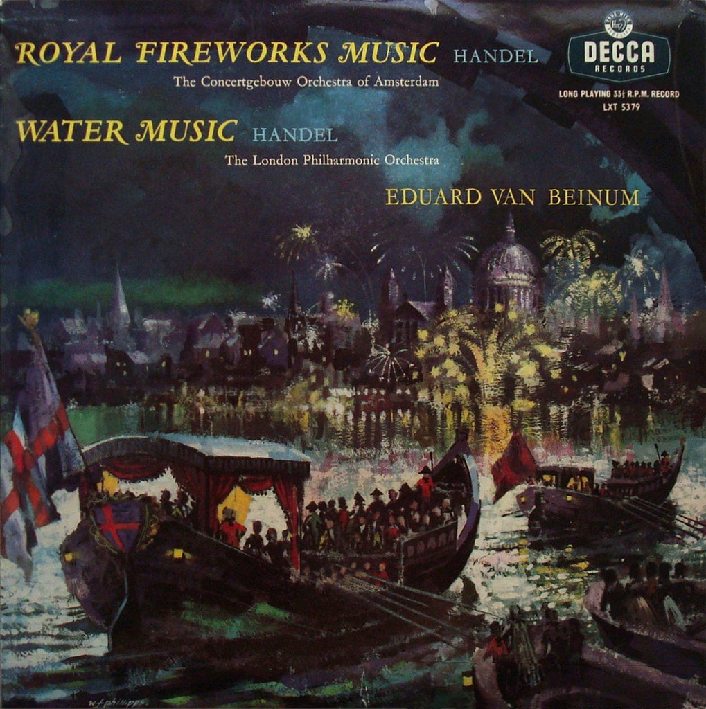 Beinum: Royal Fireworks & Water Music - Decca LXT 5379